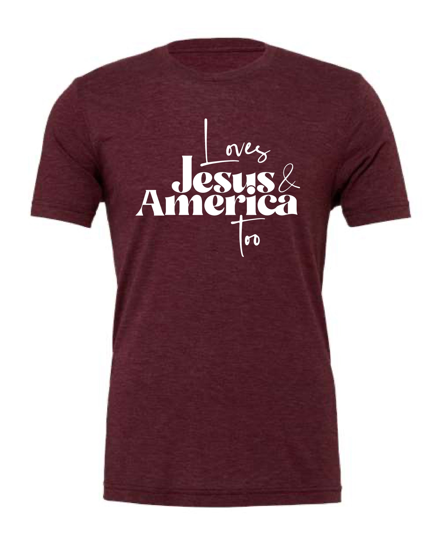 M-008 - ADULT TEE - Loves Jesus