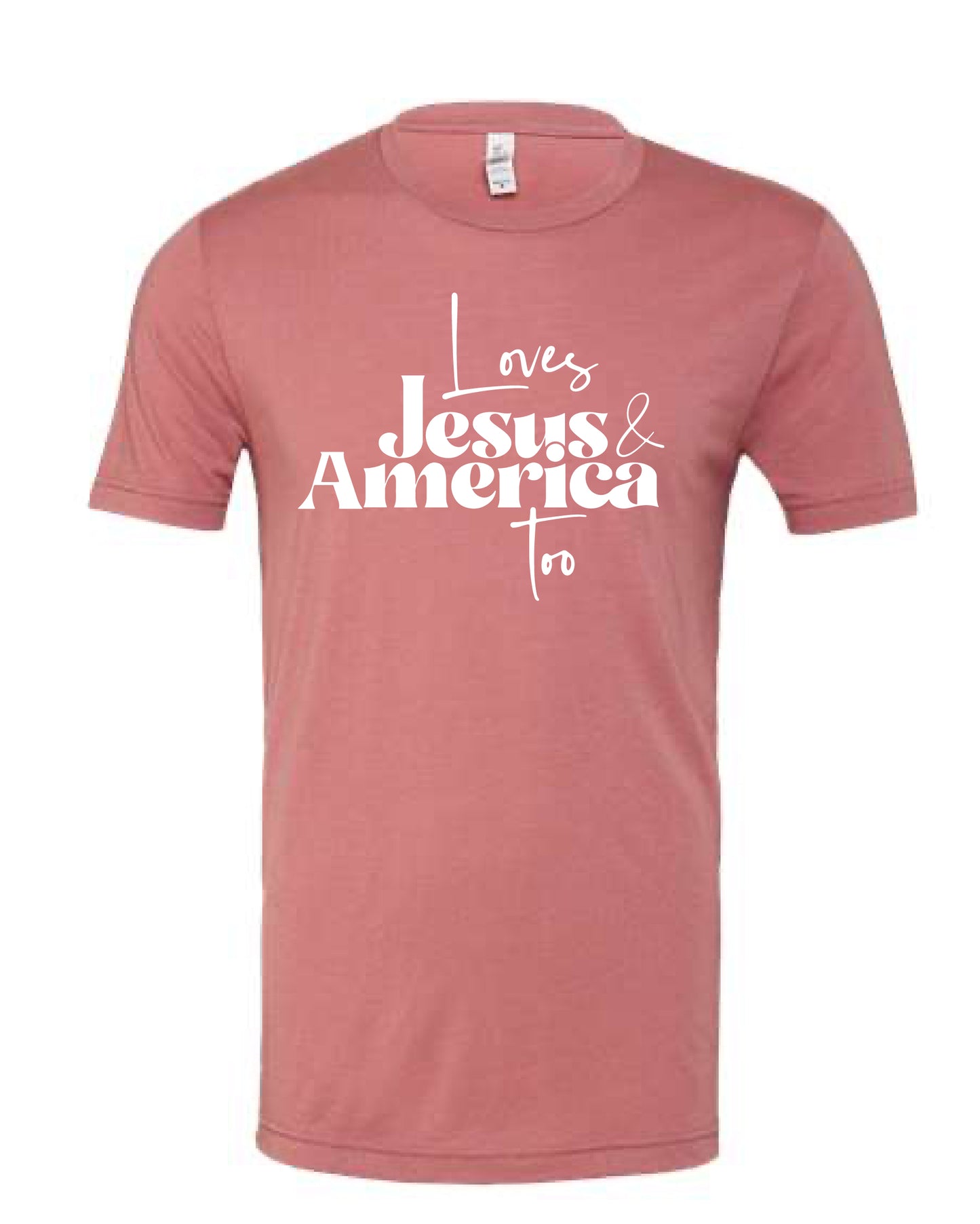 M-008 - ADULT TEE - Loves Jesus