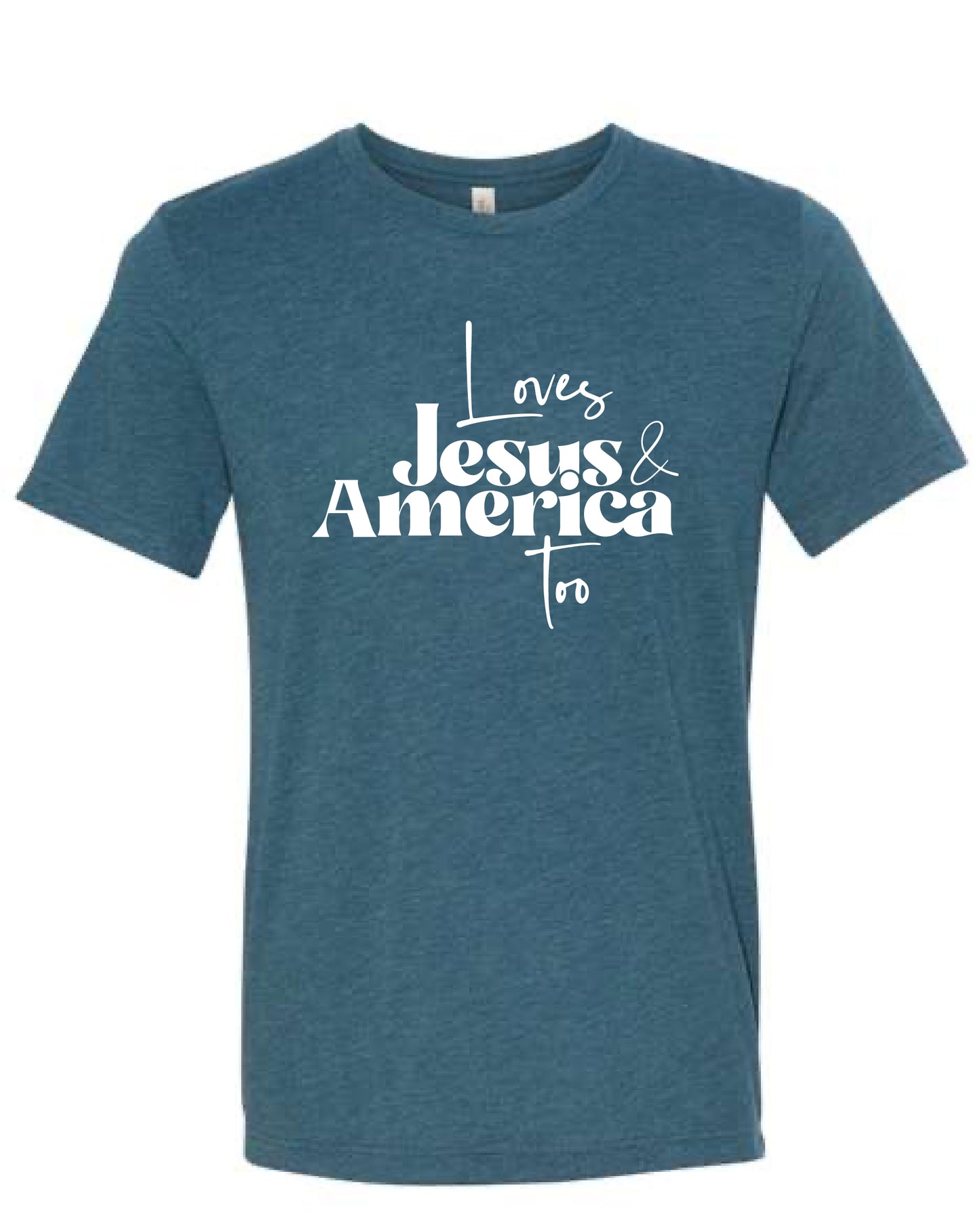 M-008 - ADULT TEE - Loves Jesus