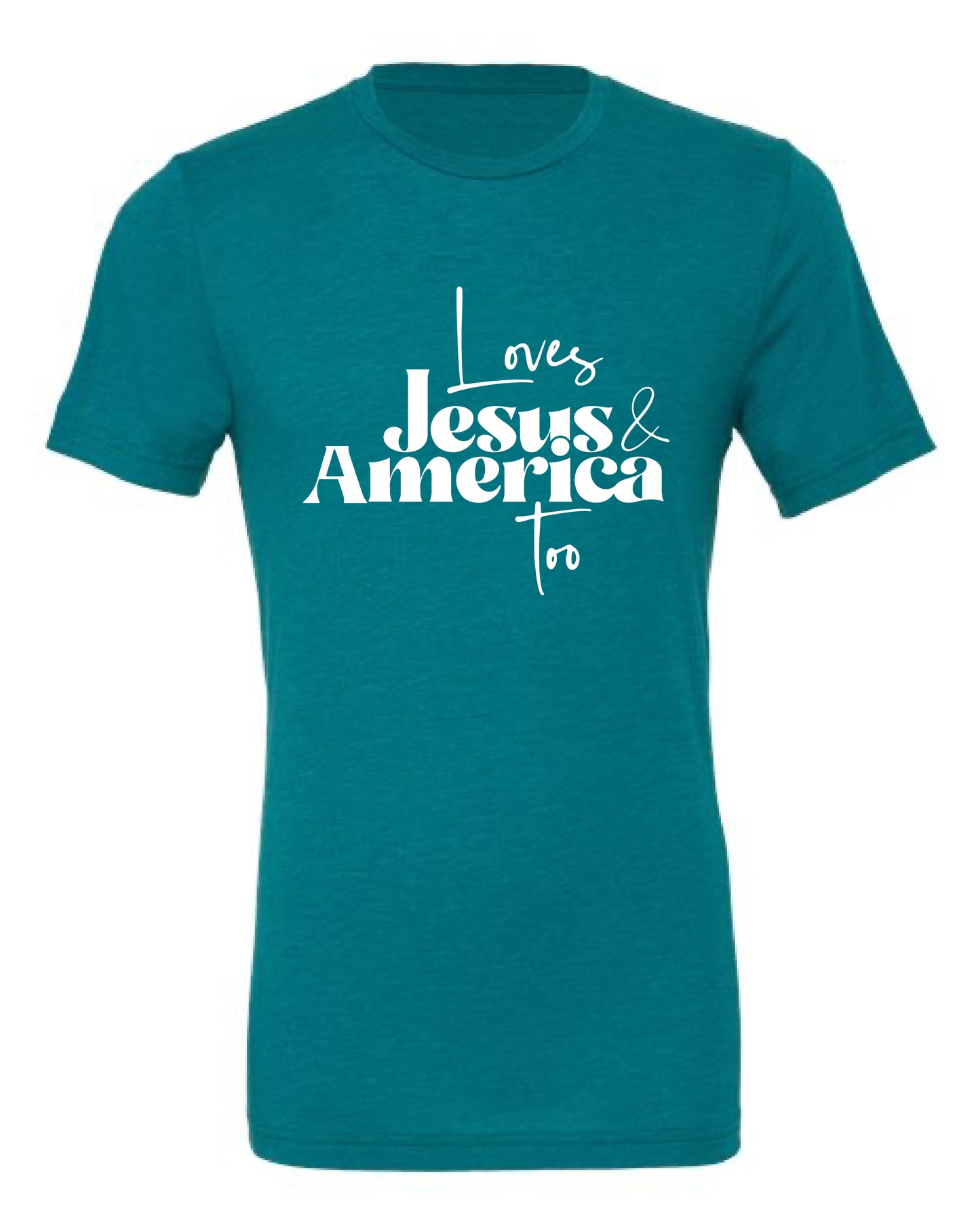 M-008 - ADULT TEE - Loves Jesus