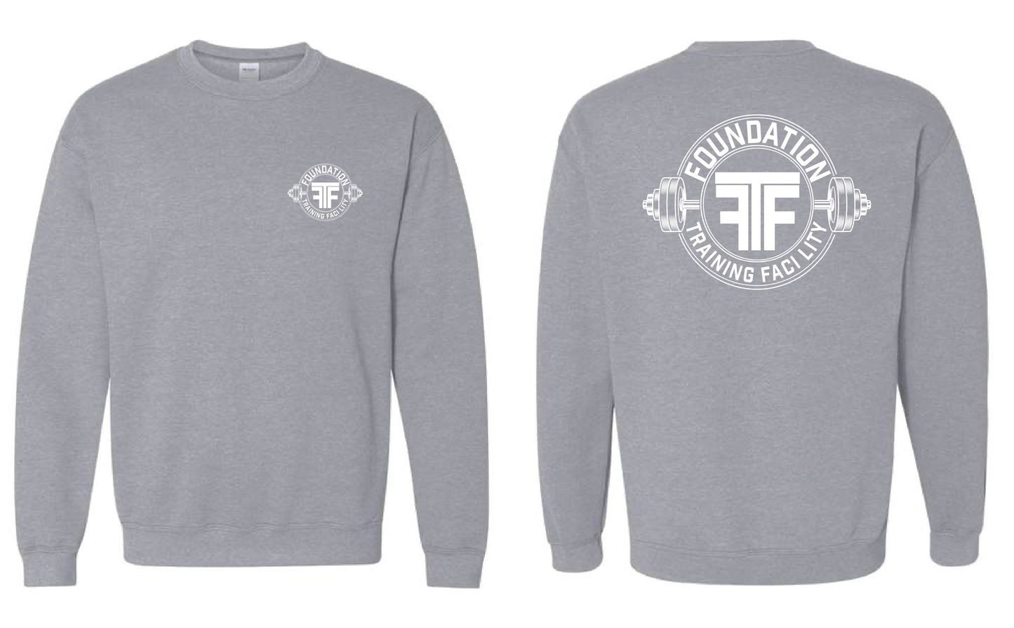 FTF-002 / LARGE LOGO-BACK / CREWNECK
