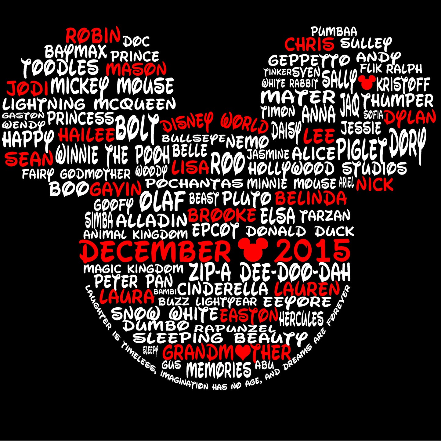 Custom Tee featuring custom artwork!