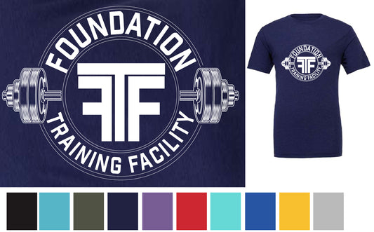 FTF-001 /  LARGE LOGO-FRONT / TRIBLEND TEE