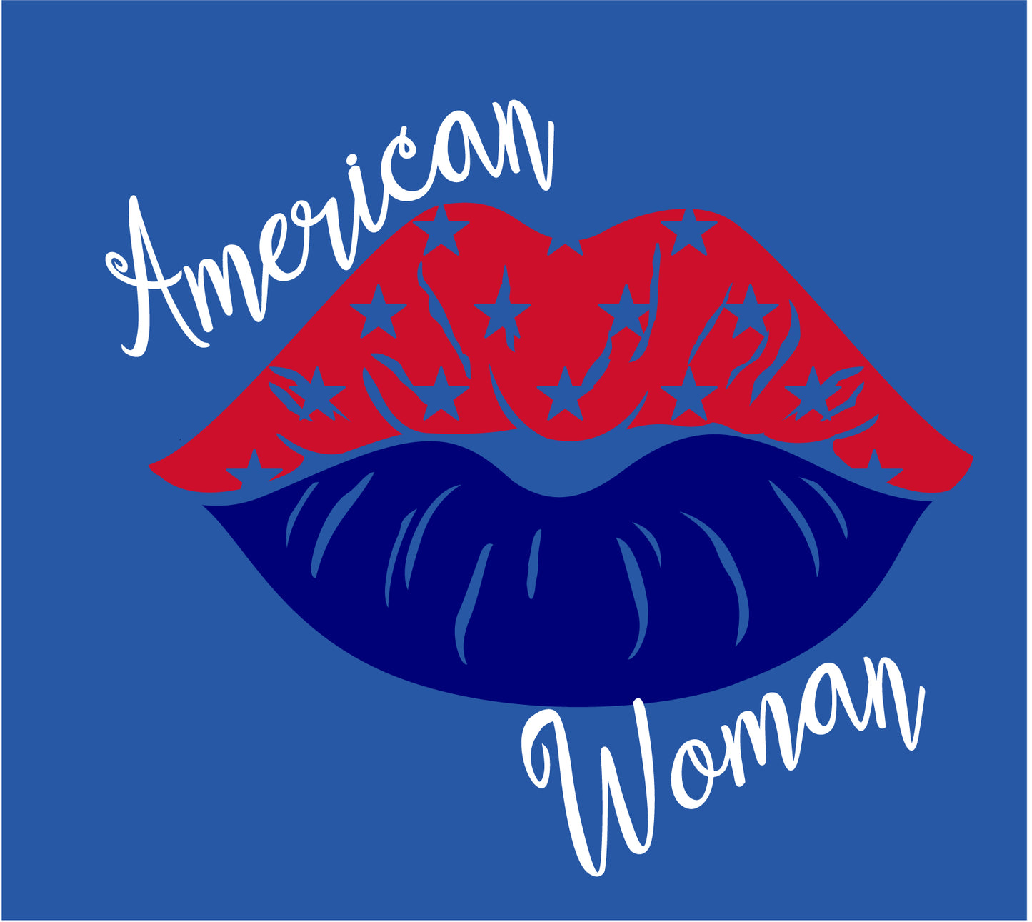 M-005- ADULT TEE - AMERICAN WOMAN