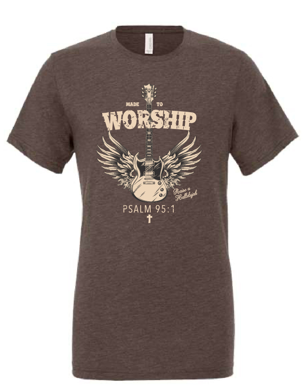 M-004-TRIBLEND TEE - MADE TO WORSHIP