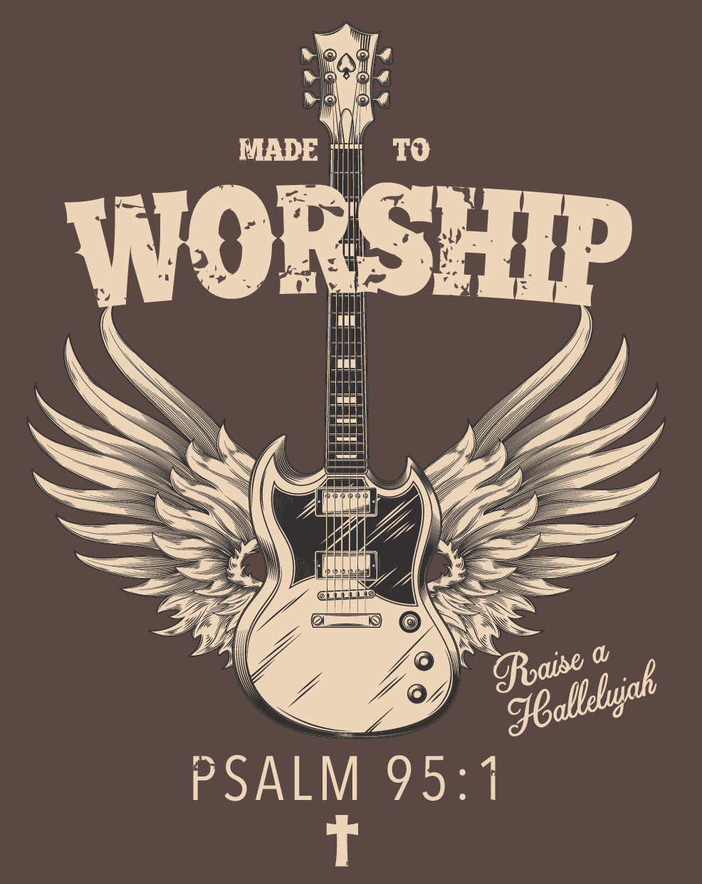 M-004-TRIBLEND TEE - MADE TO WORSHIP