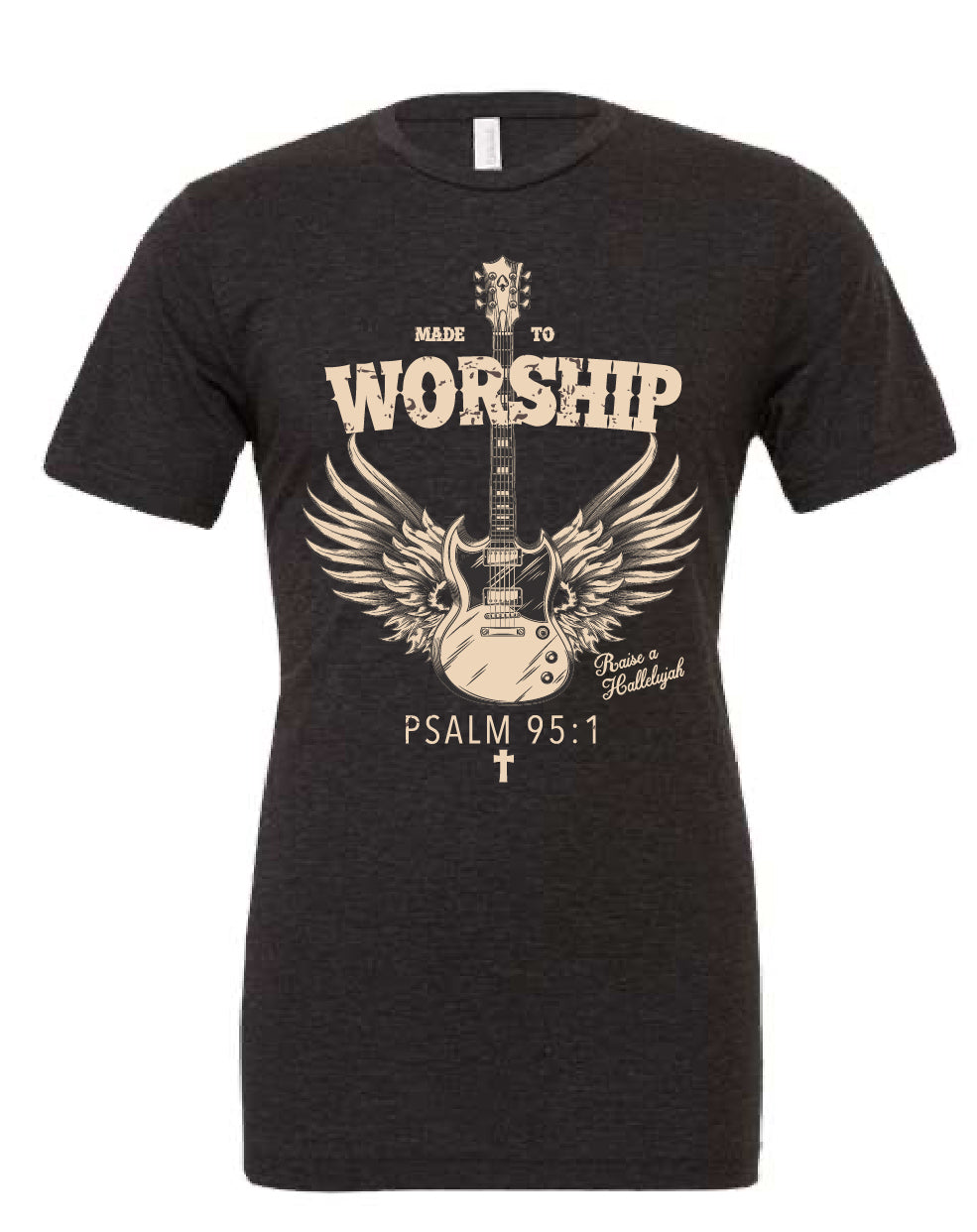 M-004-TRIBLEND TEE - MADE TO WORSHIP